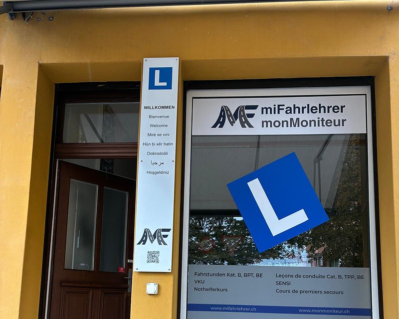 Entrée de l'auto-école, Aarbergstrasse 97